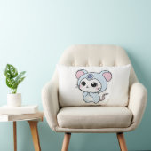 Throw Pillow Cute little lovely mouse  ランバークッション (椅子)
