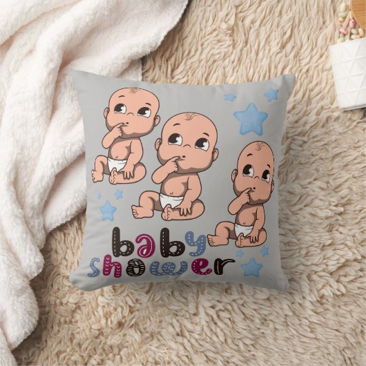 Throw Pillow  ECC,COJINES BABY クッション (ブランケット)