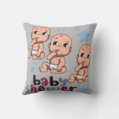  Throw Pillow  ECC,COJINES BABY クッション (裏面)