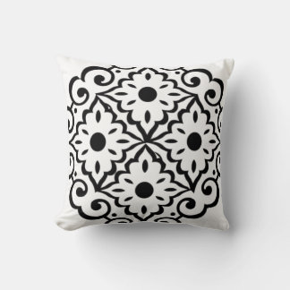 Throw Pillow Elegant Moroccan Geometric Throw Pill クッション
