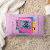 Throw Pillow Fantasy Ninja Girl: Mystic Adventures ランバークッション (ブランケット)