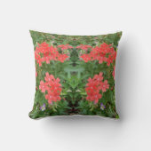 Throw Pillow flowers  クッション (正面)