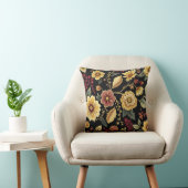 Throw Pillow flowers pattern  クッション (椅子)
