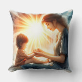 Throw Pillow for mom クッション (正面)