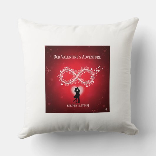 Throw Pillow for valentines day's クッション (裏面)