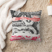 Throw Pillow – Friction Lands Abstract Design クッション (ブランケット)