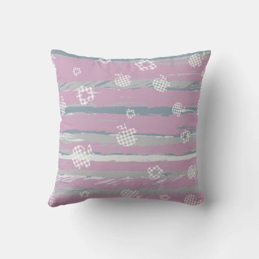 Throw Pillow – Gingham Orchard クッション (裏面)
