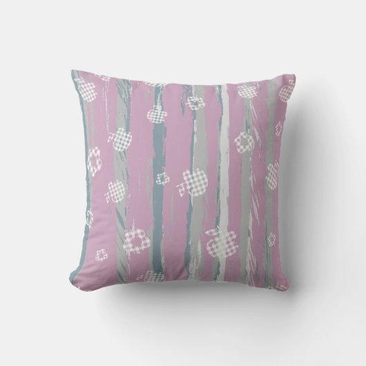 Throw Pillow – Gingham Orchard クッション (正面)