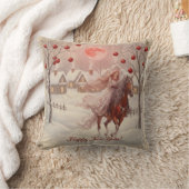 Throw Pillow "Happy New Year クッション (ブランケット)