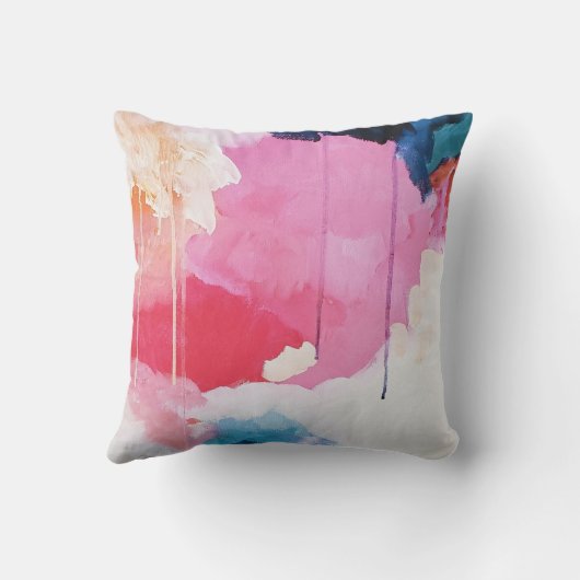 Throw Pillow Home Decor Abstract Clouds クッション (裏面)