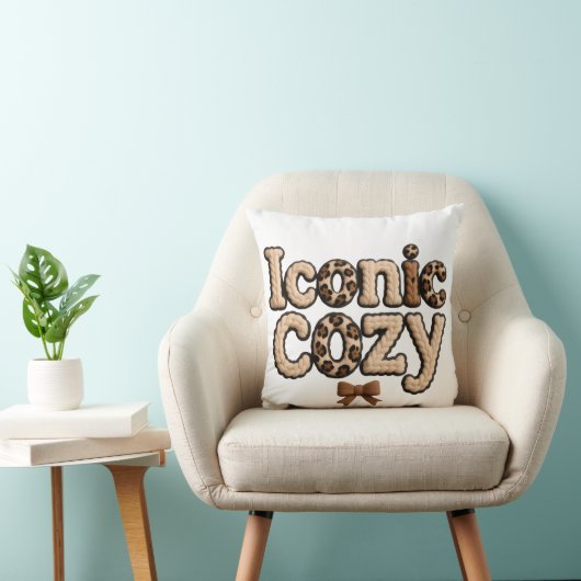 Throw Pillow Iconic cozy Faux Yarn Style pillows  クッション (椅子)