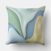 Throw pillow in stylish abstract graphic クッション (正面)