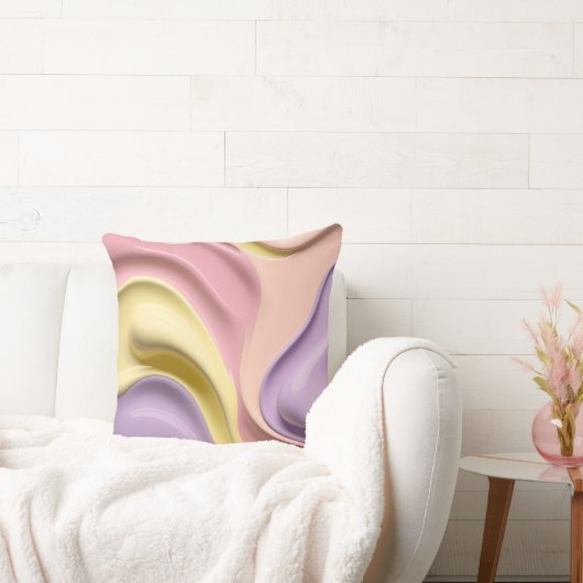 Throw pillow in stylish abstract graphic クッション (ソファ)