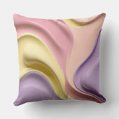 Throw pillow in stylish abstract graphic クッション (裏面)
