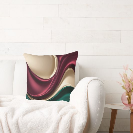Throw pillow in stylish abstract graphic クッション (ソファ)
