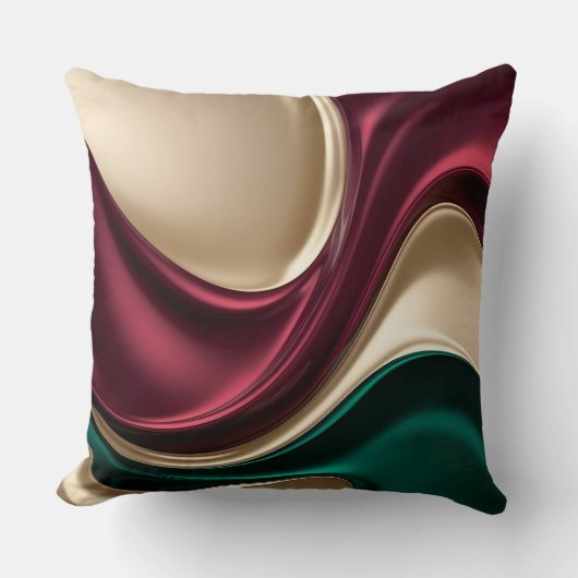 Throw pillow in stylish abstract graphic クッション (正面)
