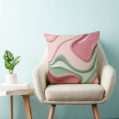 Throw pillow in stylish abstract graphic クッション (椅子)