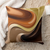 Throw pillow in stylish abstract graphic クッション (ブランケット)