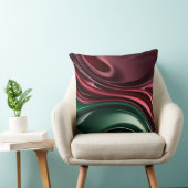 Throw pillow in stylish abstract graphic クッション (椅子)