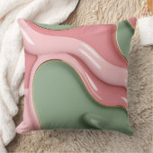 Throw pillow in stylish abstract graphic クッション (ブランケット)