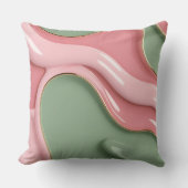Throw pillow in stylish abstract graphic クッション (正面)