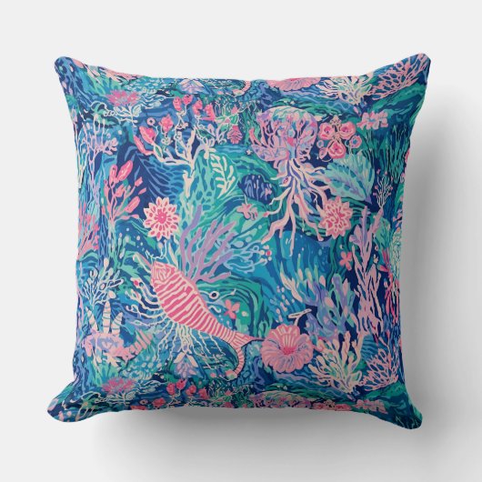 Throw pillow in stylish graphic クッション (正面)