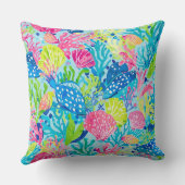 Throw pillow in stylish graphic クッション (裏面)