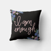 Throw Pillow Inspirational Quote Decorative Cushio クッション (裏面)
