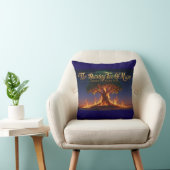 Throw Pillow- Islamic "The Burning Tree Of Musa" クッション (椅子)