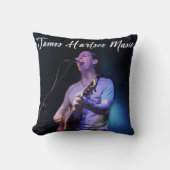 Throw Pillow - James Hartsoe singing クッション (正面)