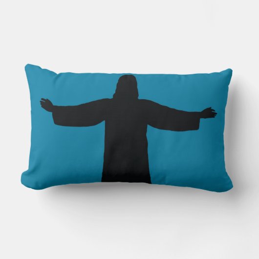 Throw Pillow   jesus christ  ランバークッション (正面)