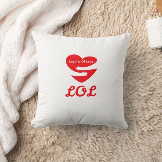 Throw Pillow lol クッション (ブランケット)