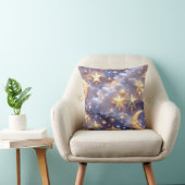Throw Pillow – Luxury White Celestial Moon クッション (椅子)
