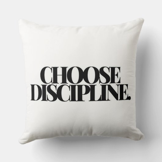 Throw Pillow – Minimalist Inspirational Home Decor クッション (裏面)