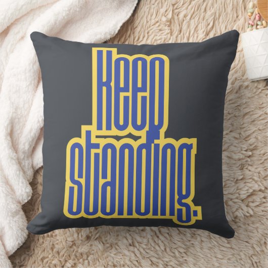 Throw Pillow – Minimalist Motivational Cushion f クッション (ブランケット)