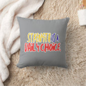 Throw Pillow – Minimalist Motivational Home Décor クッション (ブランケット)