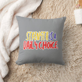 Throw Pillow – Minimalist Motivational Home Décor クッション