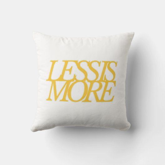 Throw Pillow – Minimalist Motivational Home Décor クッション (裏面)
