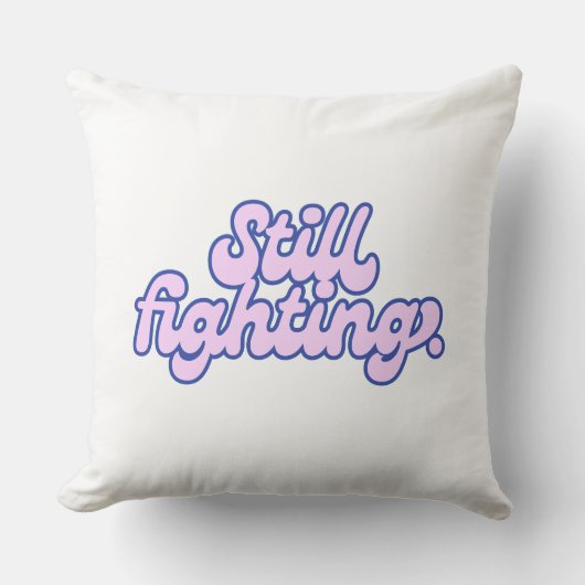 Throw Pillow – Modern Motivational Home Accent クッション (正面)