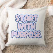 Throw Pillow – Modern Positive Message Home Decor クッション (ブランケット)