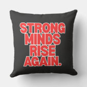 Throw Pillow – Modern Positive Message Home Decor クッション (裏面)