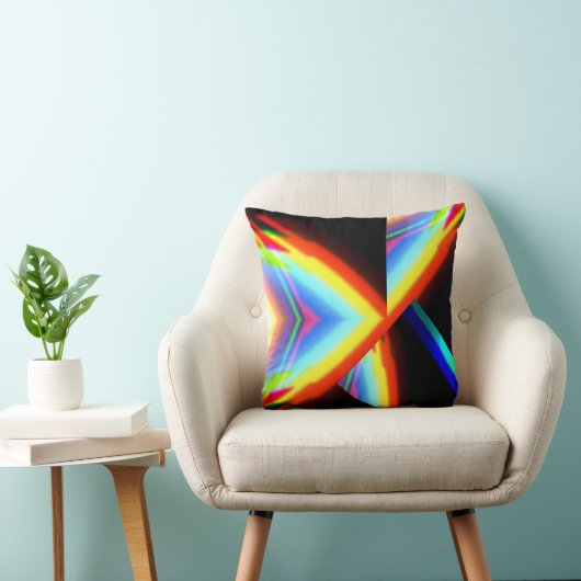 Throw Pillow Multicolore Space  クッション (椅子)