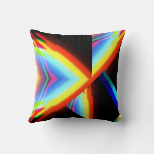 Throw Pillow Multicolore Space  クッション (裏面)