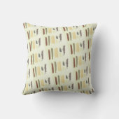 Throw Pillow Neutral Stripe クッション (裏面)