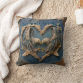 Throw Pillow Paper Cut Eagle Two Souls One Heart クッション (ブランケット)