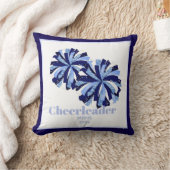 Throw Pillow Personalized Cheer Poms クッション (ブランケット)