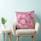 Throw Pillow Pink Cherry Blossom Floral Botanical クッション (椅子)
