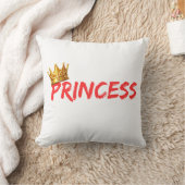 Throw Pillow Princess クッション (ブランケット)