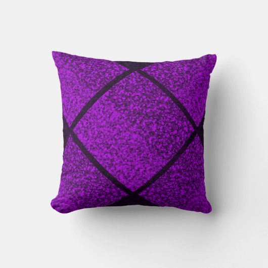 Throw Pillow Purple sensation クッション (正面)