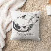 Throw Pillow Racing Car Phone Case | Transparent  クッション (ブランケット)